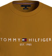 Tommy Logo Tee - Crest Gold